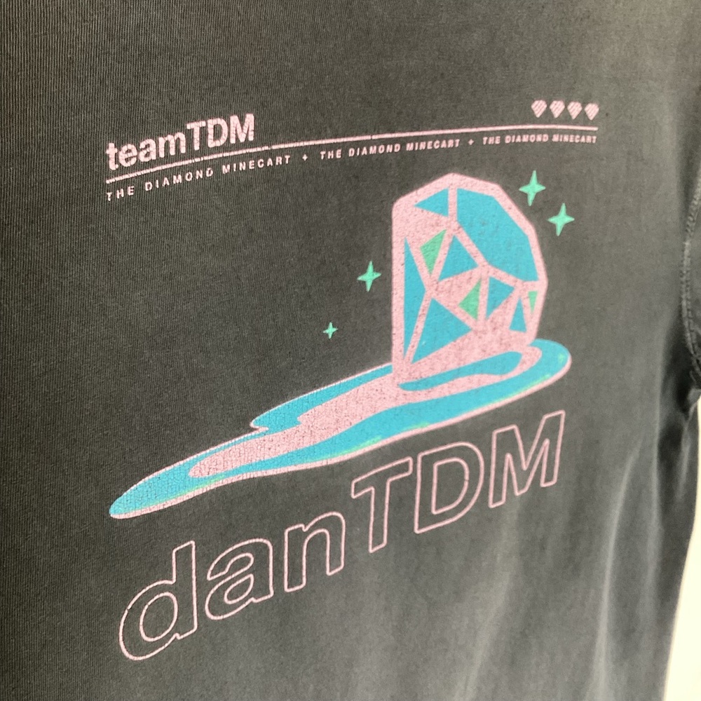 Vintage Dan TDM merch melting diamond t shirt by comfort colors - Picture 8 of 11